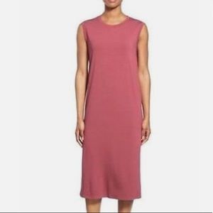 Eileen Fisher Viscose Jersey Dress - Rosewood